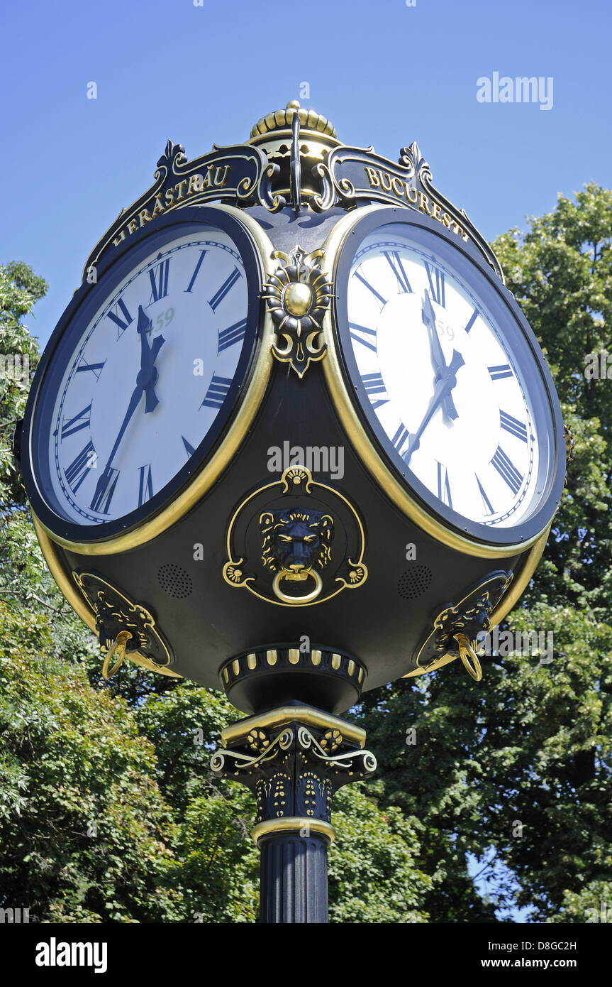 Street clock Stock Photo