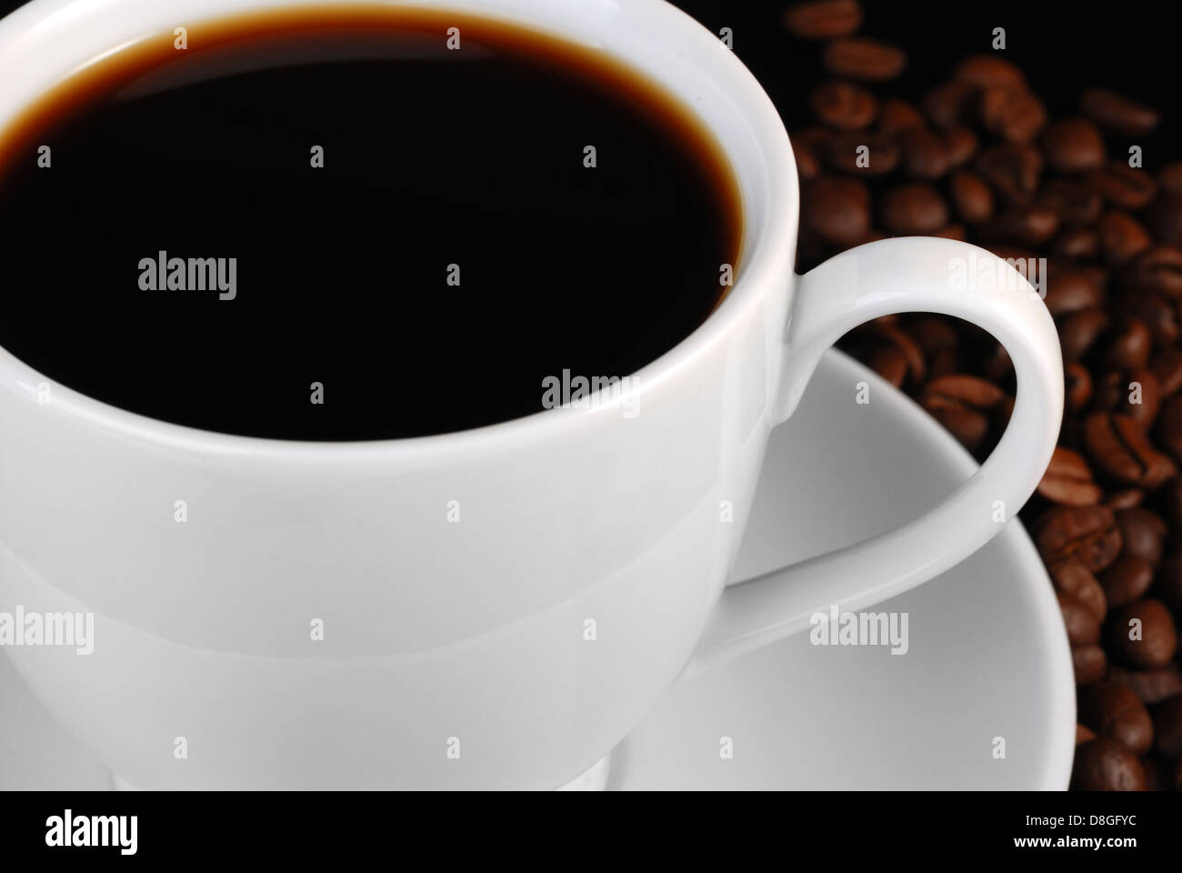 Cup of black coffee Stock Photo Alamy