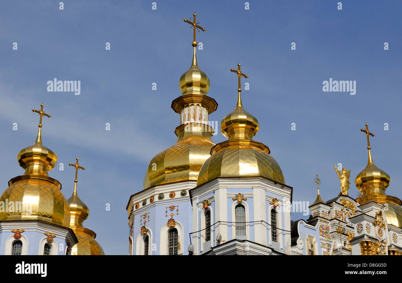St. Michael's Golden-Domed Monastery, Kiev, Ukraine Stock Photo