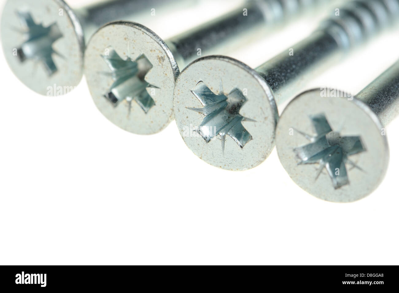 Screws isolated Stock Photo