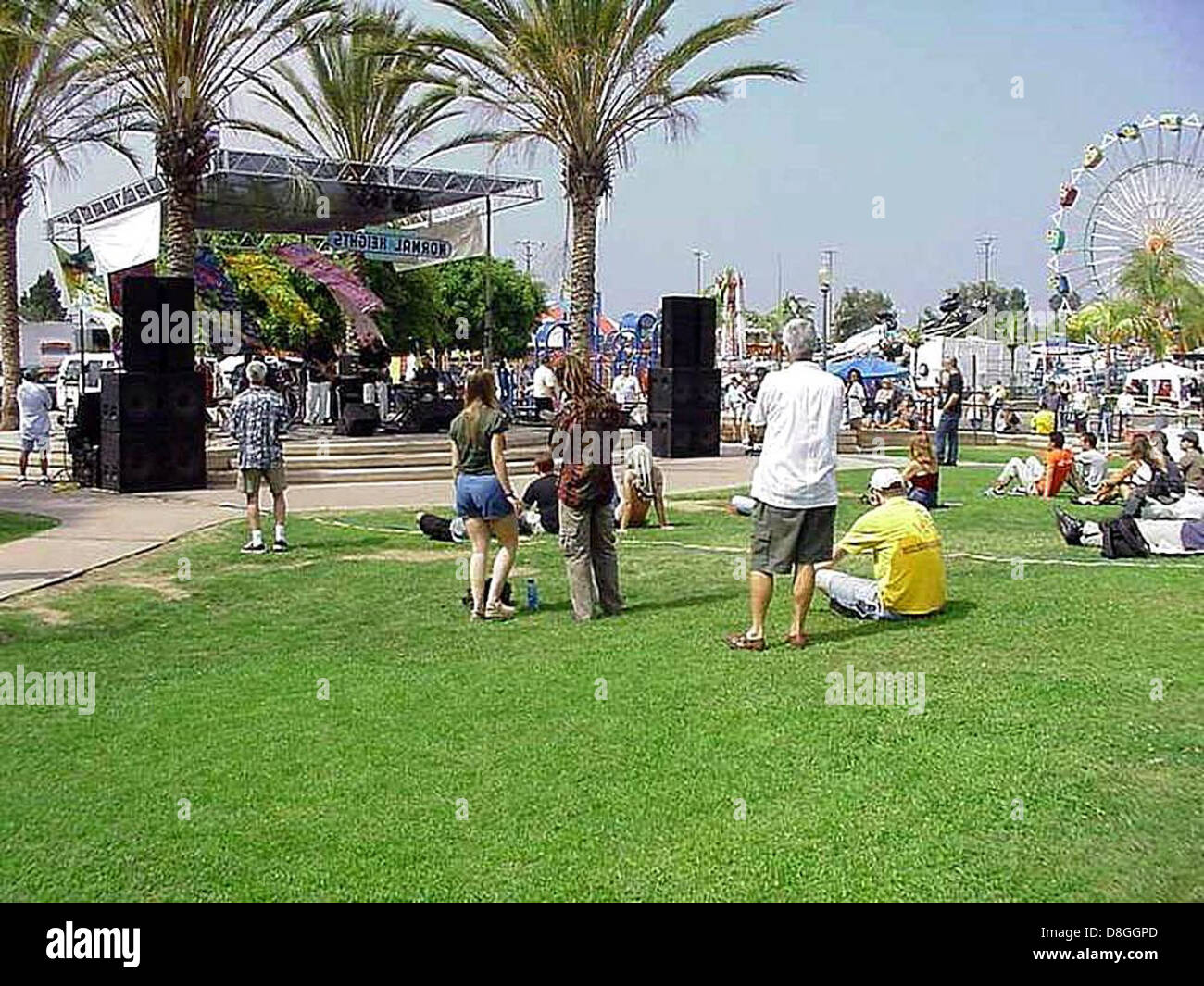 Adams street fair crowd people Stock Photo Alamy