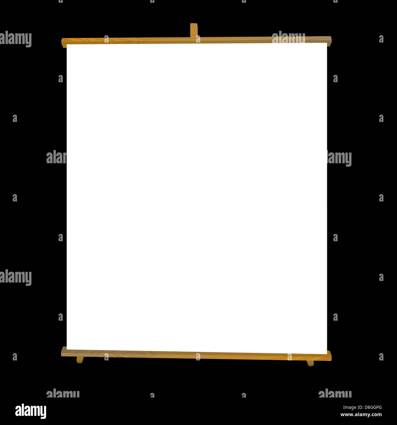 A Wooden Frame Roll Up Banner Stock Photo 56912760 Alamy