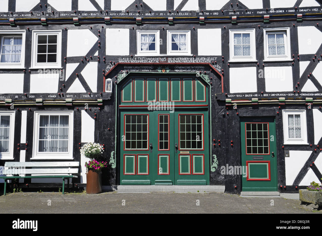 Half-timbered house Stock Photo
