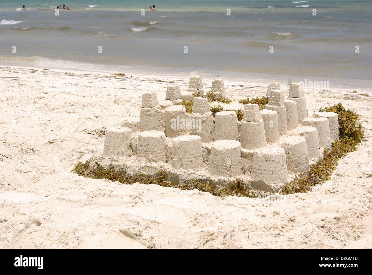 sand castle Stock Photo