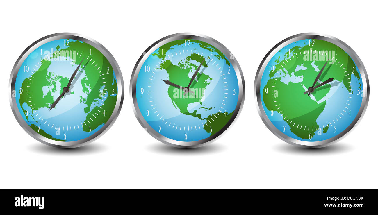 World clocks Stock Photo Alamy
