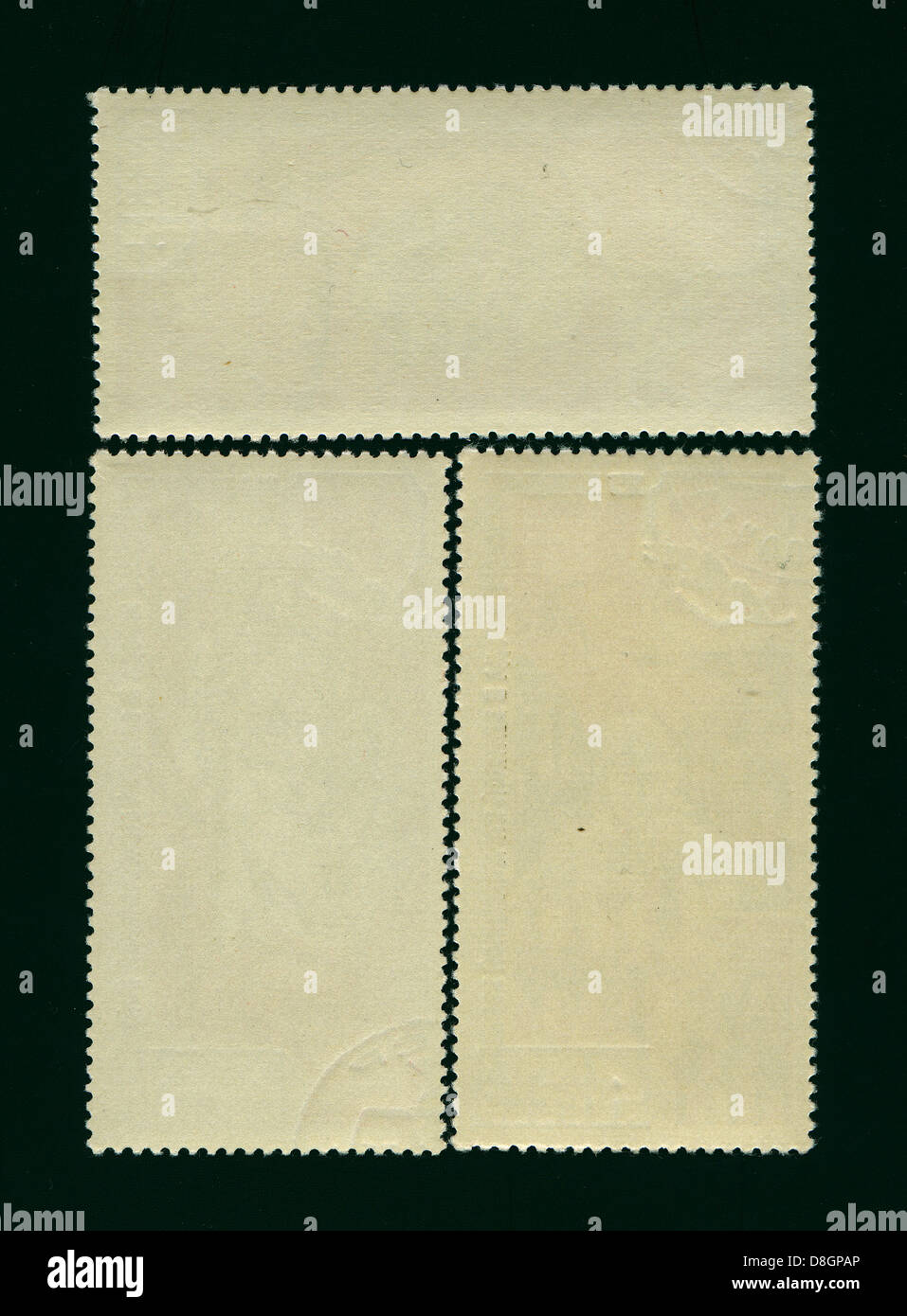 Blank postage stamps Stock Photo Alamy