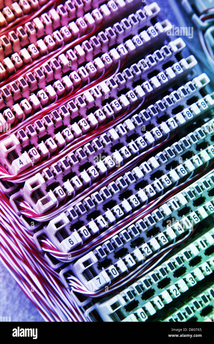 abstract electronic number board background Stock Photo Alamy