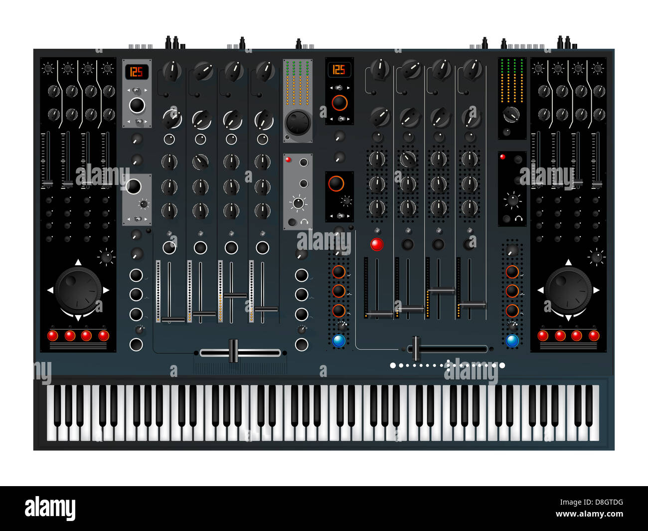 Music controller, mixer Stock Photo Alamy