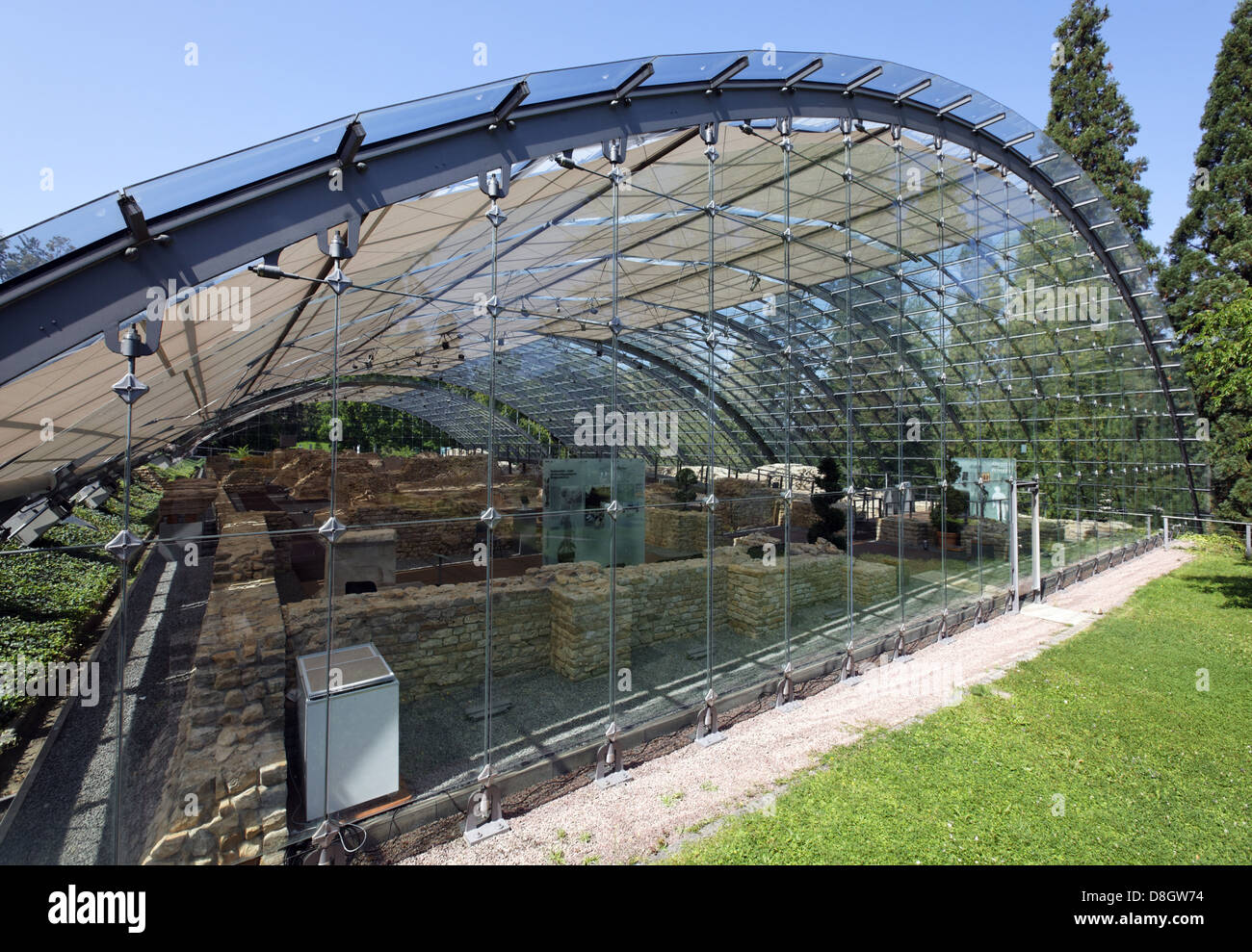 Germany, BadenWurttemberg, Black Forest, Badenweiler, Roman baths, ruins, Deutschland, Baden