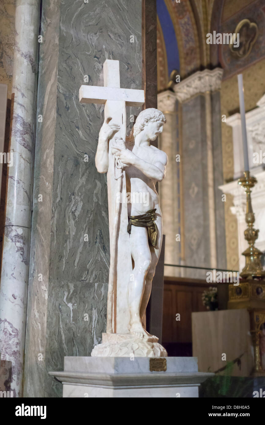 Michelangelo, statue of Christ the Redeemer in the basilica of Saint