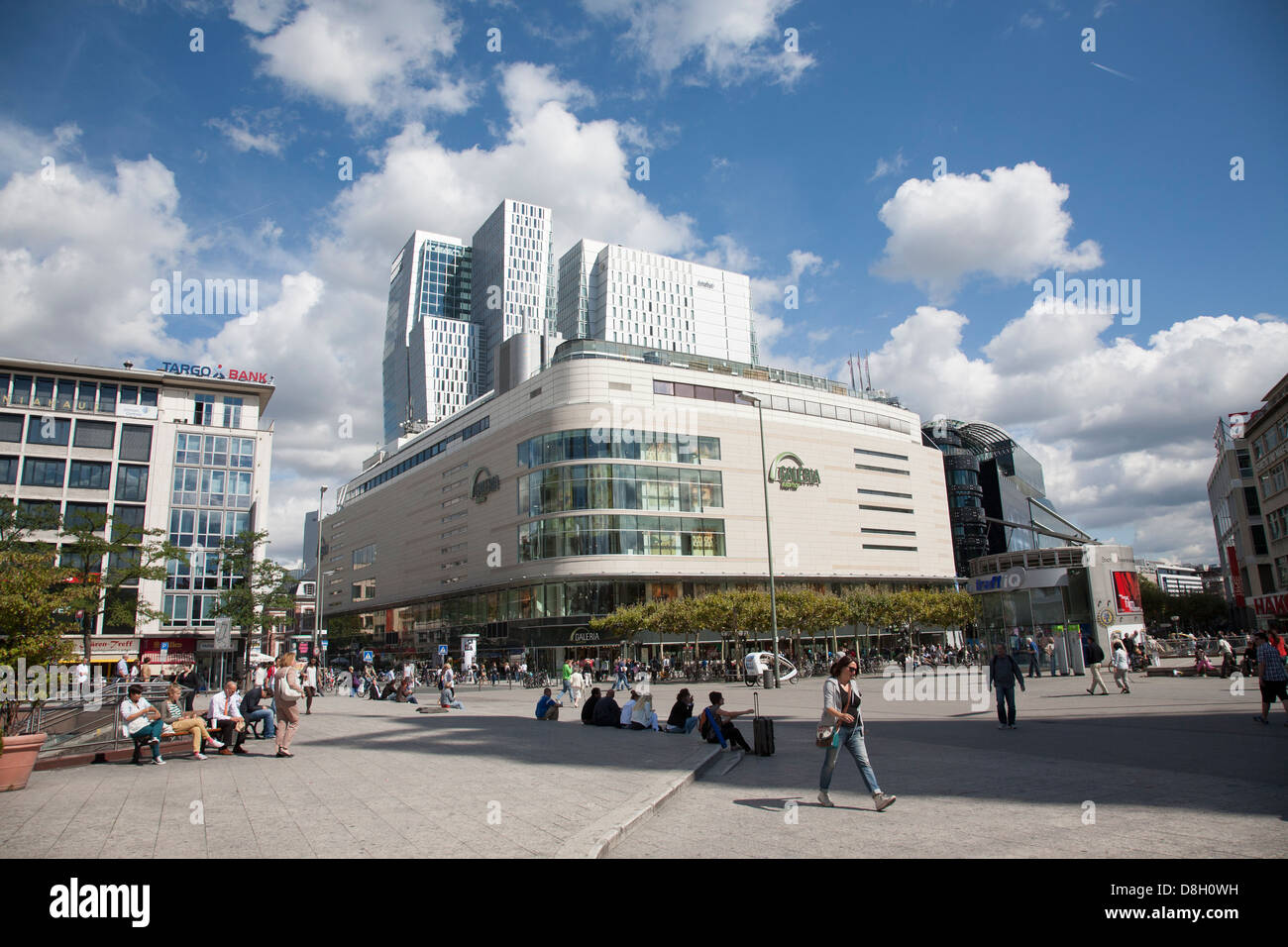 Hauptwache, Frankfurt am Main, Germany Stock Photo