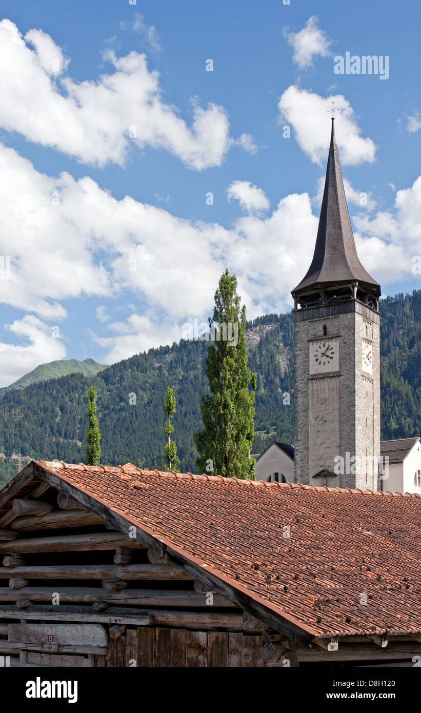 Swiss village Stock Photo