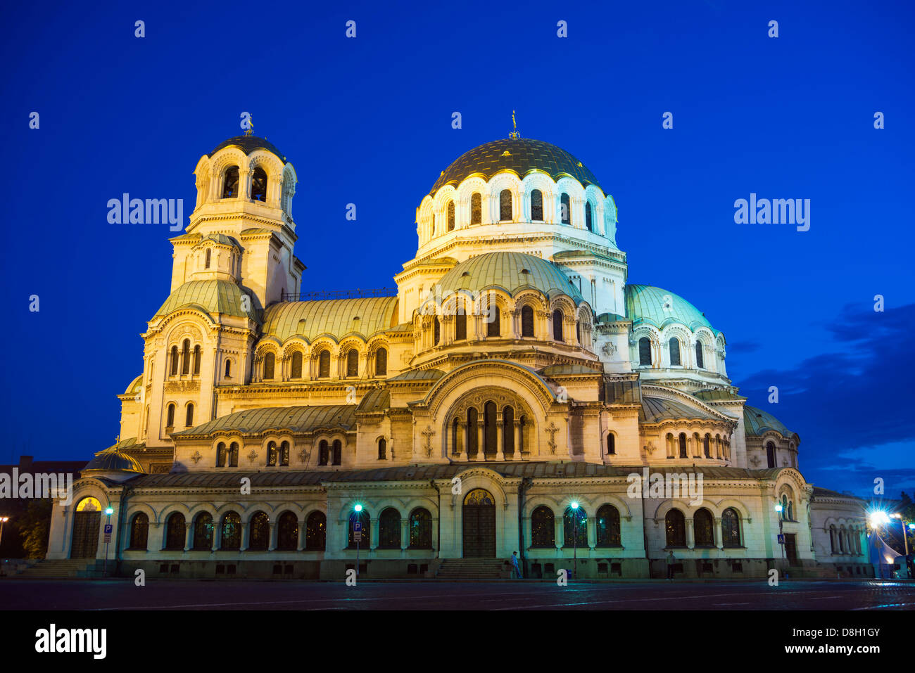 Europe, Bulgaria, Sofia, Aleksander Nevski Memorial Church Stock Photo