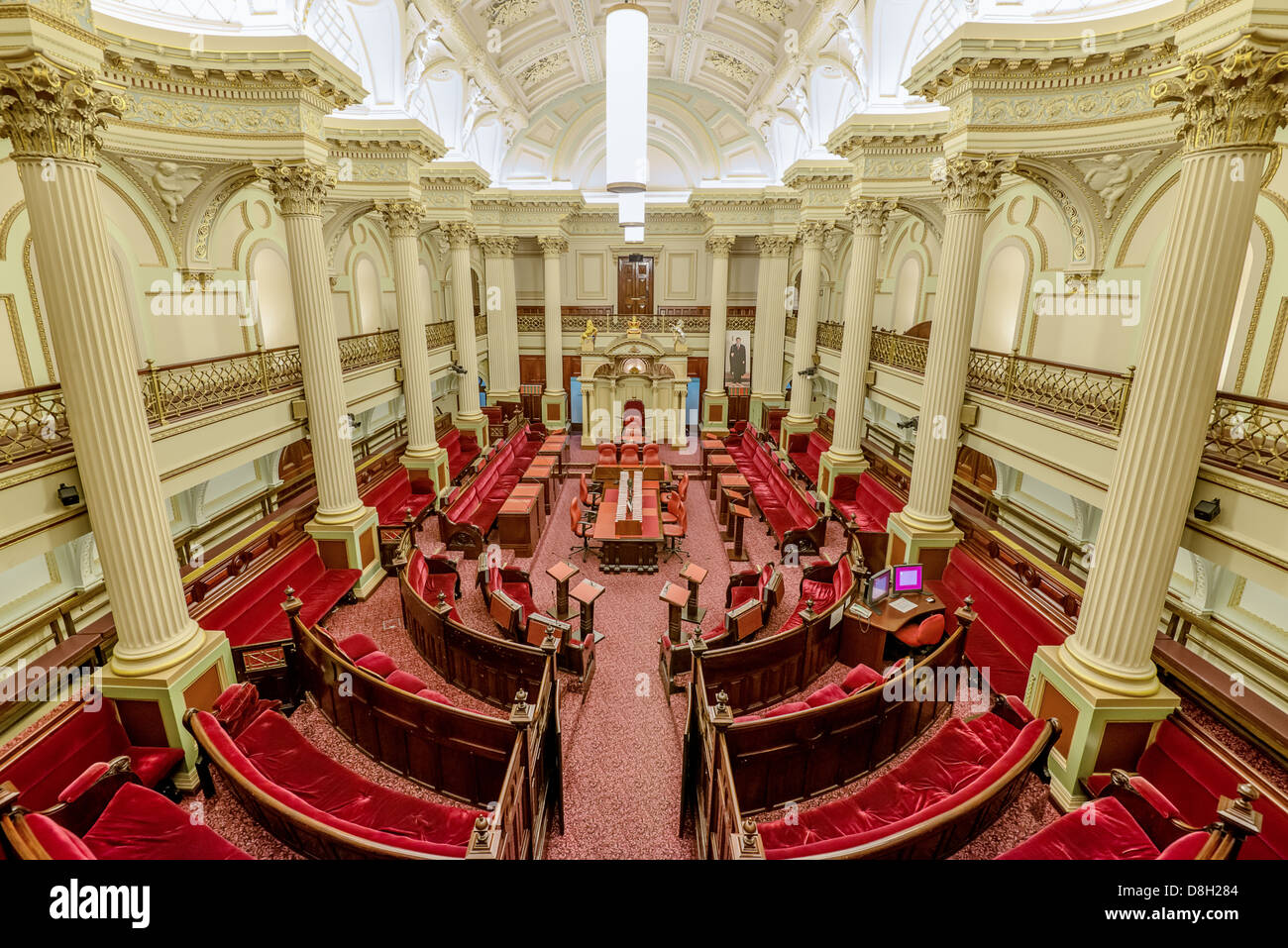 The elegant State parliament of Victoria, Australia. Stock Photo