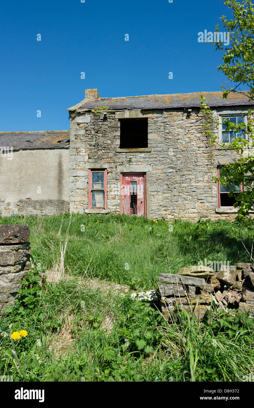 Abandoned Farmhouse Stock Photo