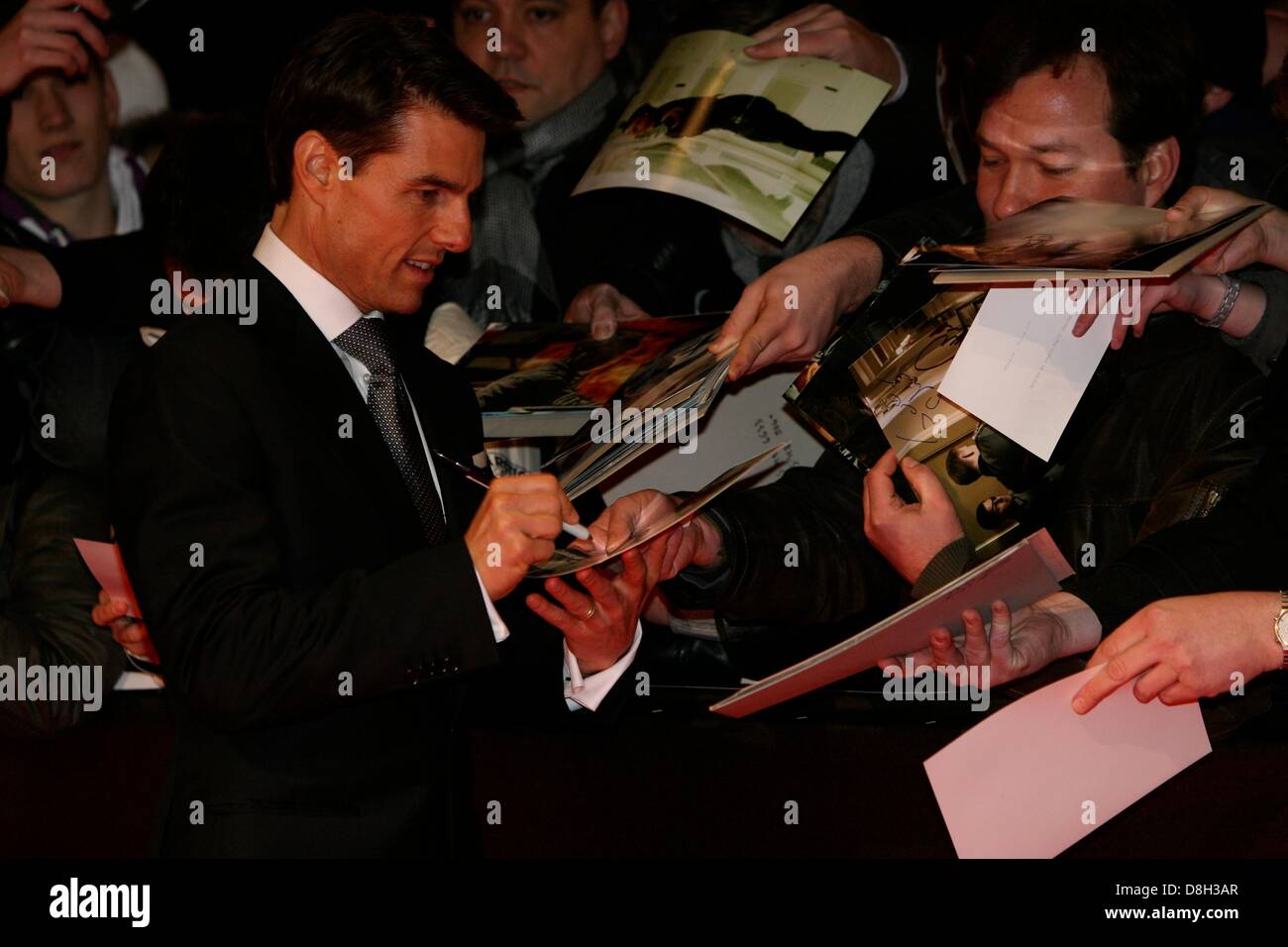 Tom Cruise at the premiere of 'Valkyrie' in the Berlinale Palace in Berlin on the 20th of January in 2009. Stock Photo