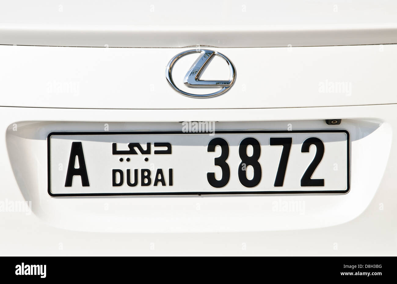 Dubai licence plate hires stock photography and images Alamy