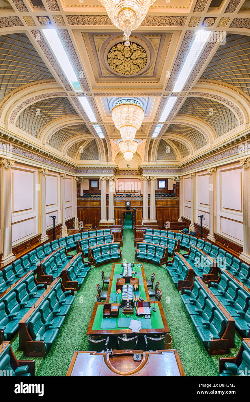The elegant State parliament of Victoria, Australia. Stock Photo