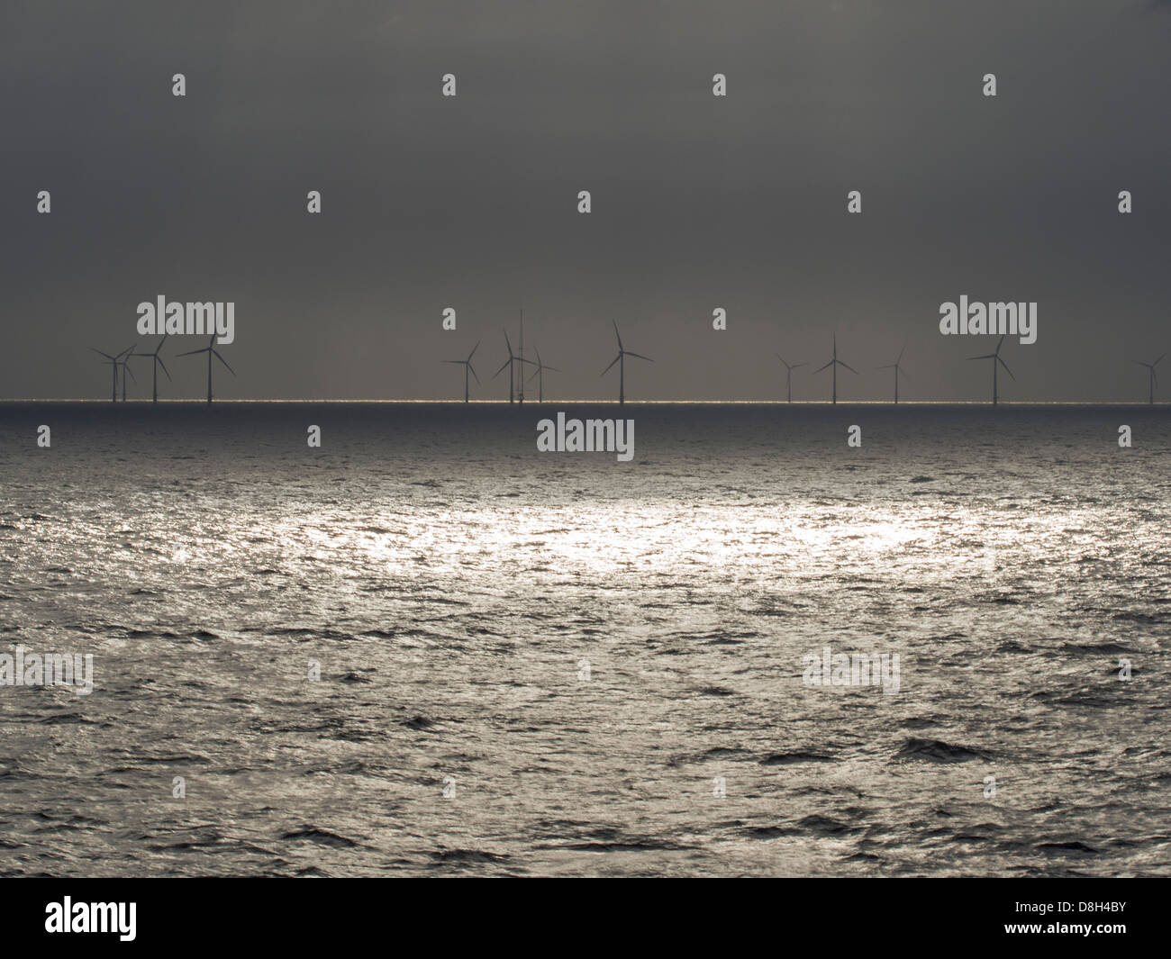 An offshore wind farm in Dutch waters an hours sailing from Ijmuiden ...