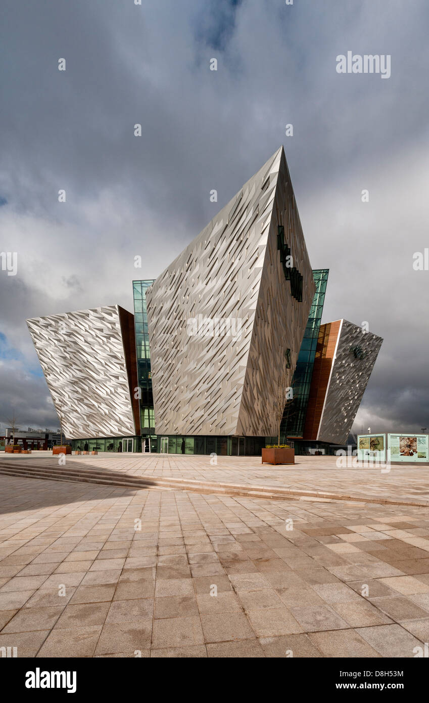The Titanic Belfast Building Stock Photo