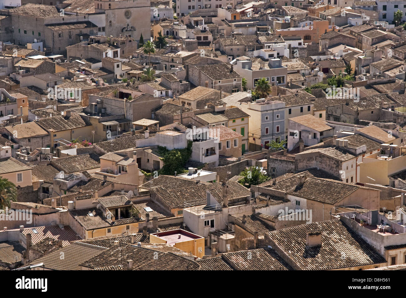 Majorcan village Stock Photo