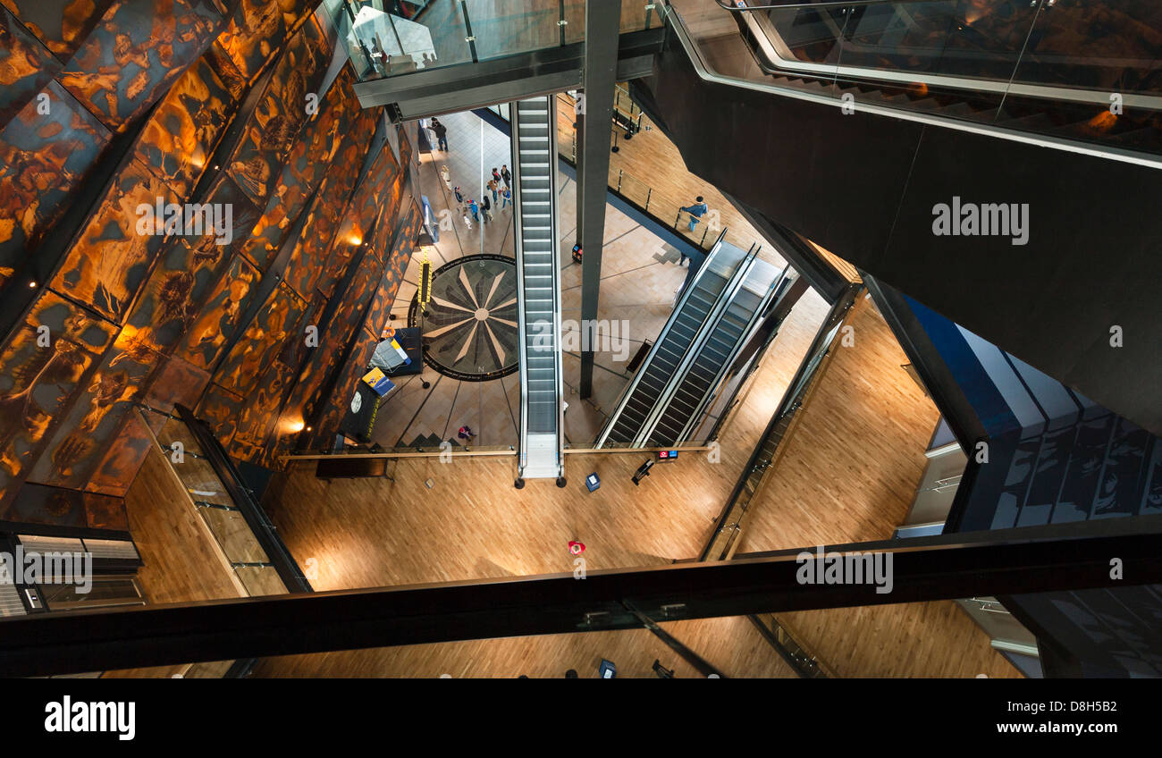 Titanic Belfast interior Stock Photo