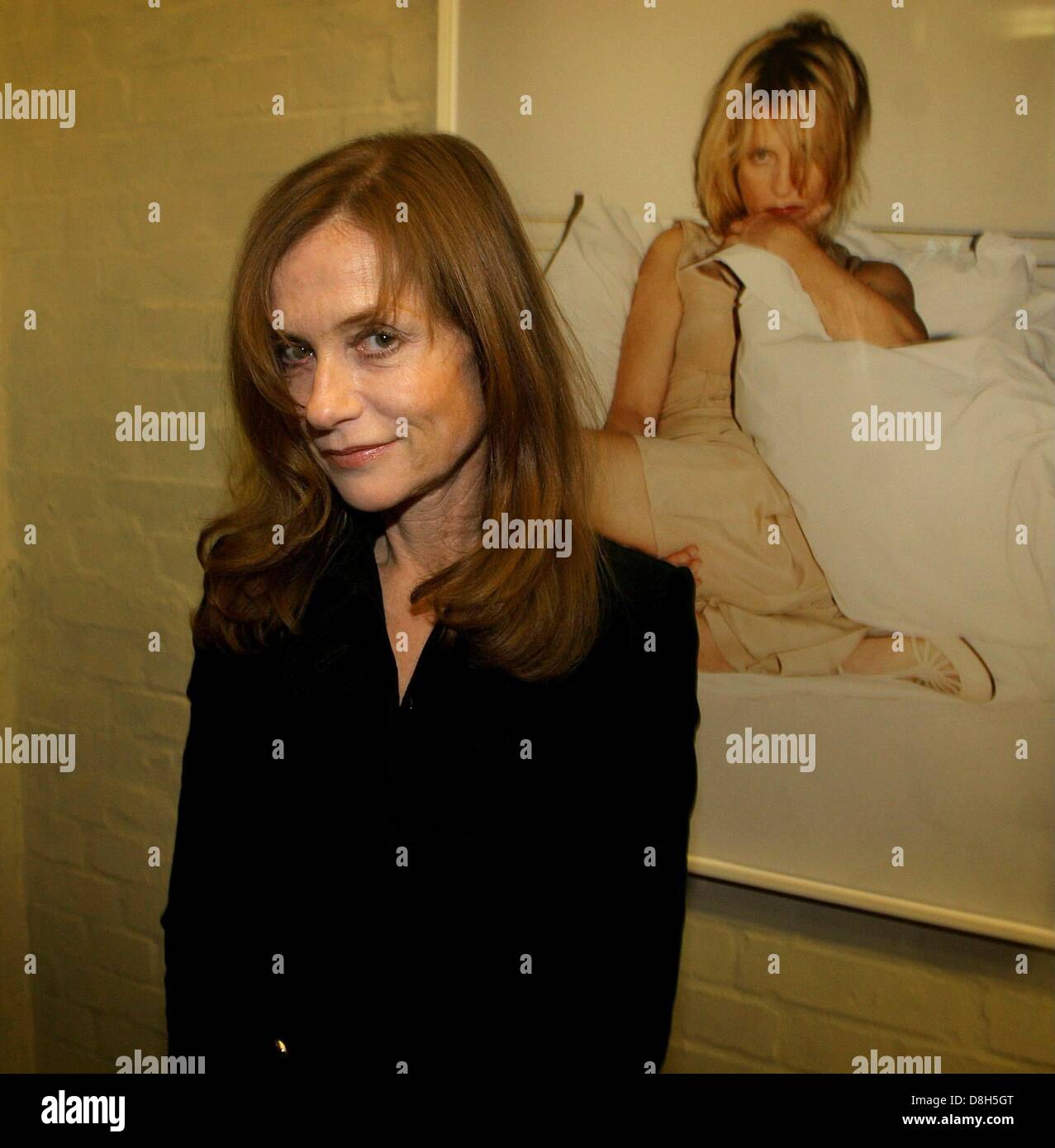 Isabelle Huppert at the exhibition "Faraway, so close. Isabelle Huppert
