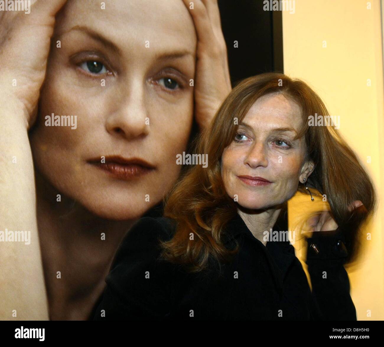 Isabelle Huppert at the exhibition "Faraway, so close. Isabelle Huppert