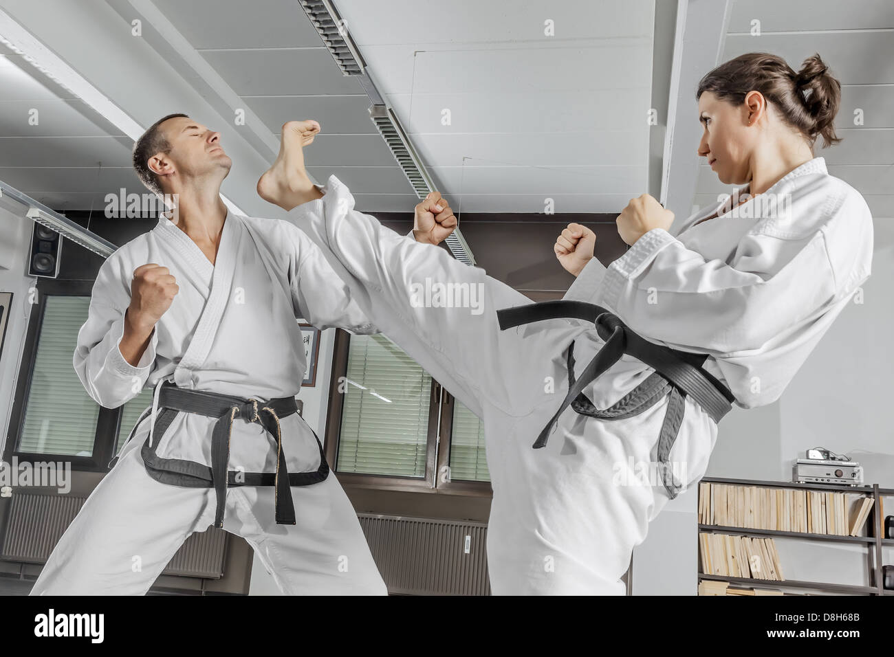 martial arts master Stock Photo Alamy