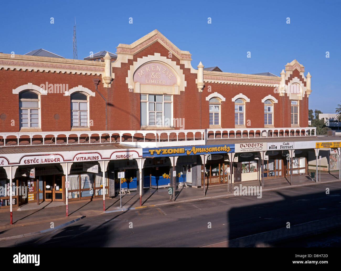 Row of shops, Kalgoorlie, Western Australia, Australia Stock Photo Alamy