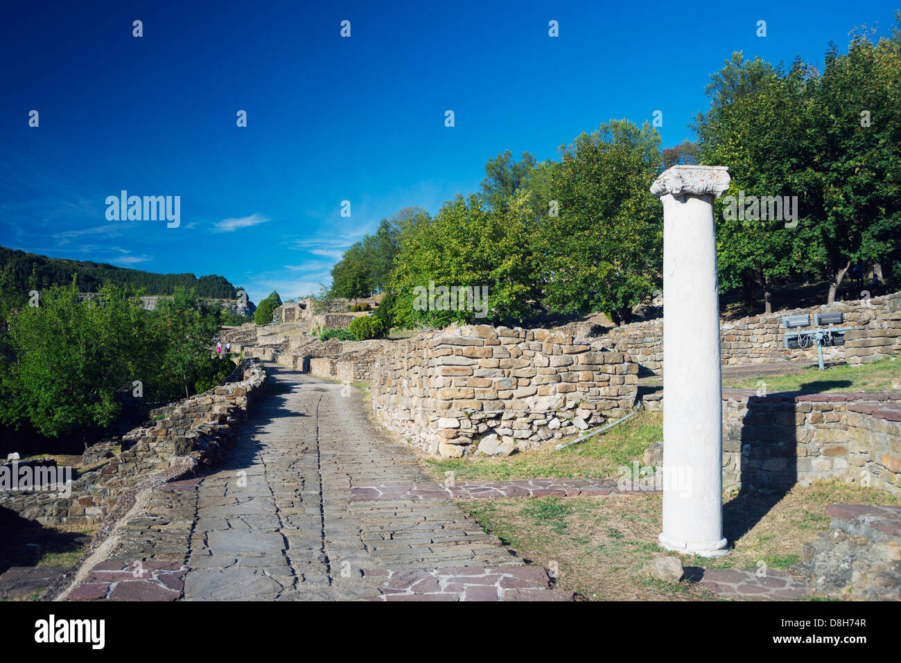 Europe, Bulgaria, Veliko Tarnovo, Tsarevets Fortress Stock Photo