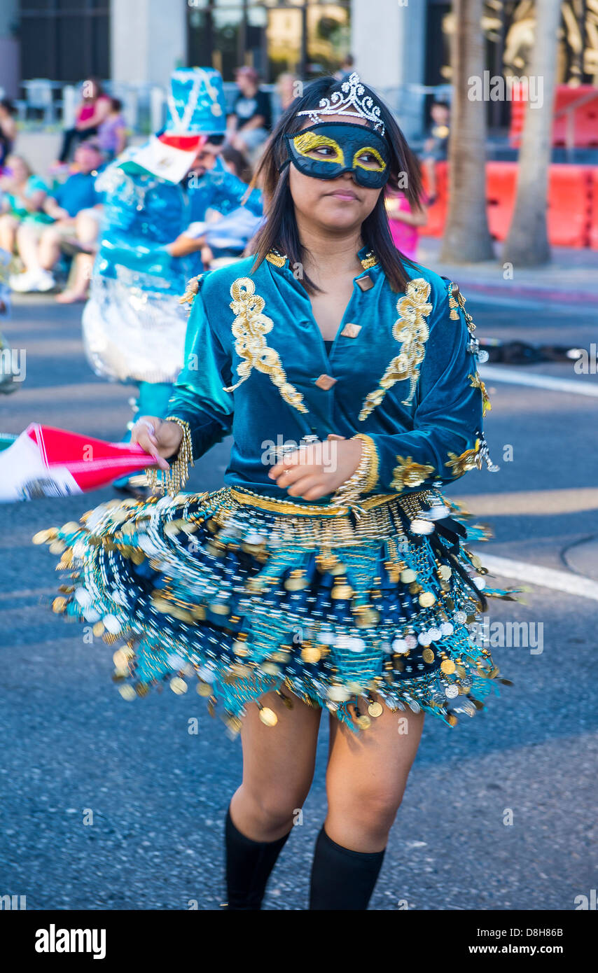 A Participant at the Helldorado Days Parade held in Las Vegas Stock