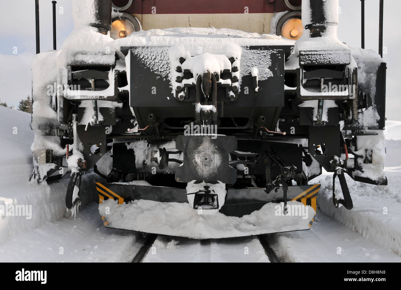 diesel locomotive Stock Photo