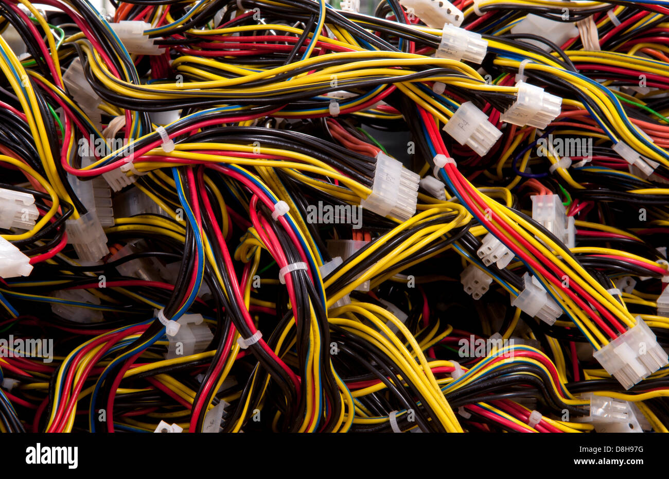 abstract of computer parts for assembly of modern technology for servers close up of connector