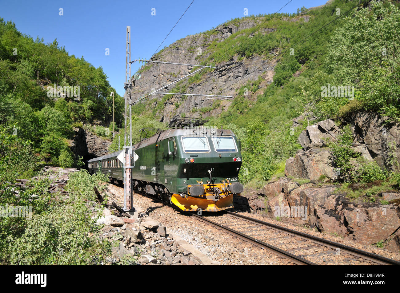 Flam Railway Stock Photo