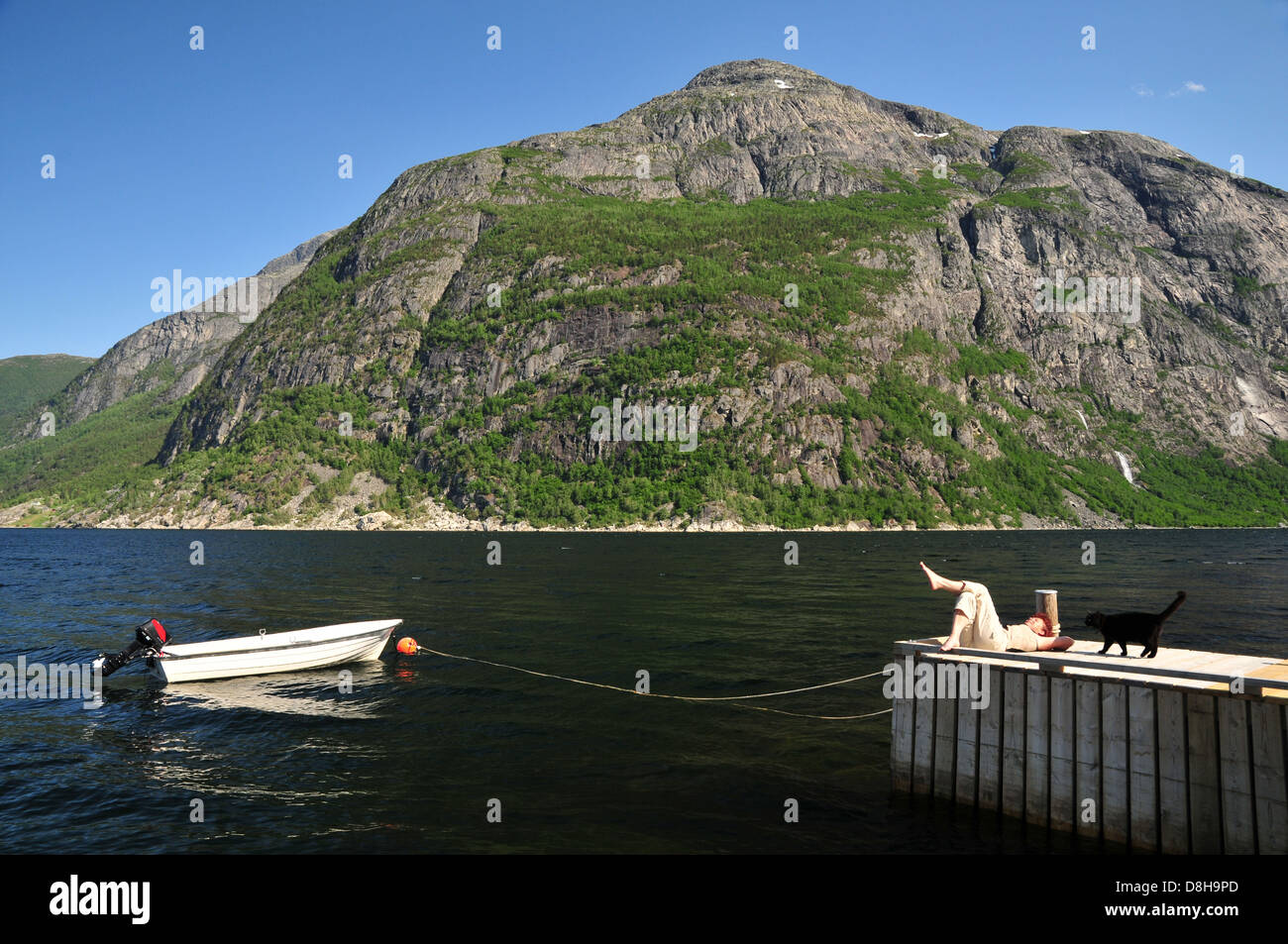 Holiday in Norway Stock Photo
