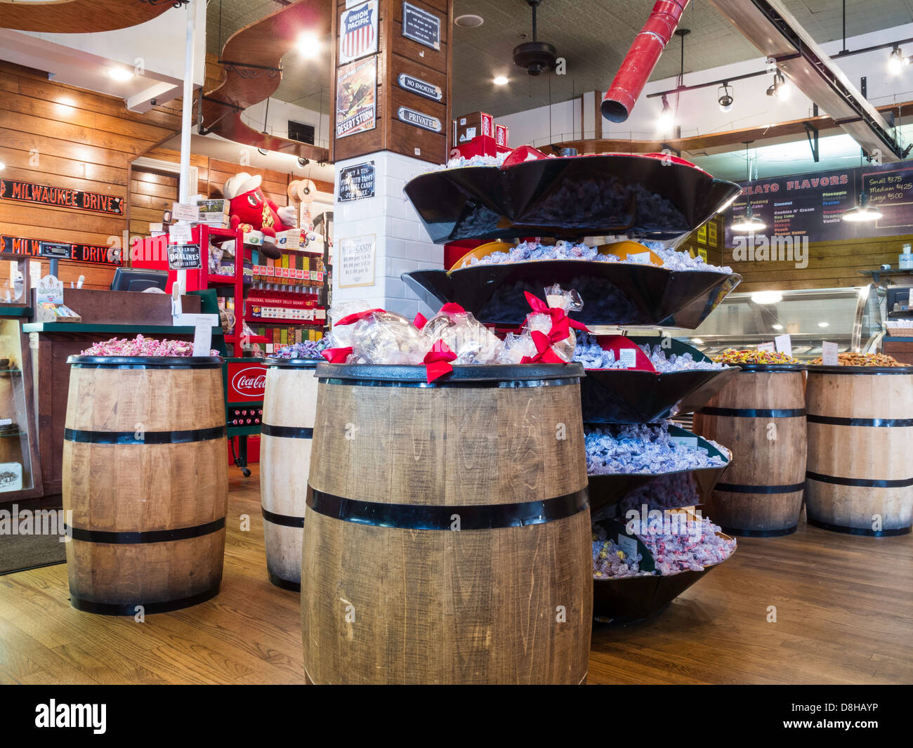 "Savannah's Candy Kitchen" Interior in Charleston, SC Stock Photo Alamy