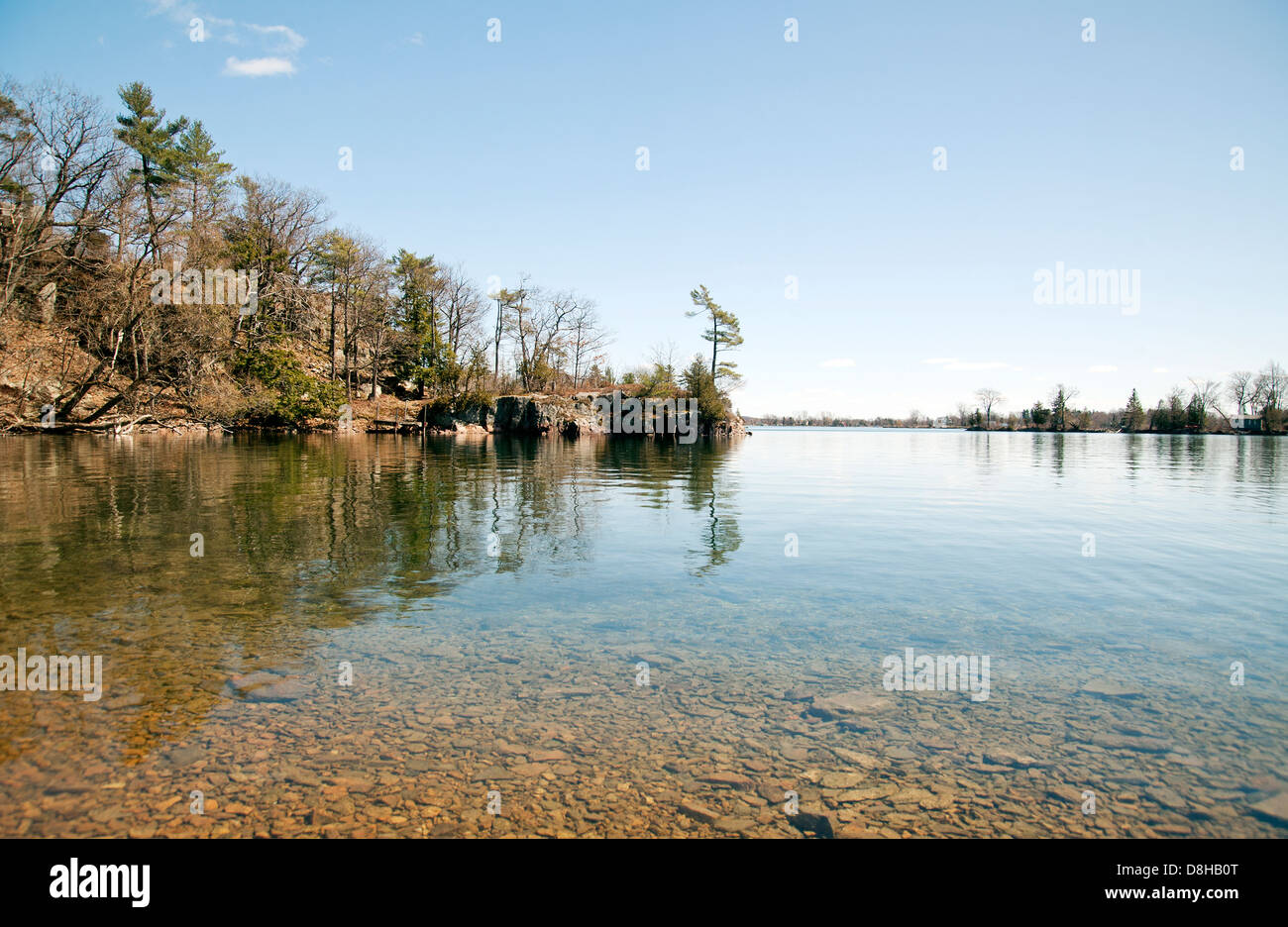 Landscape on the St. Lawrence River, near Gananoque, Ontario, Canada Stock Photo Alamy