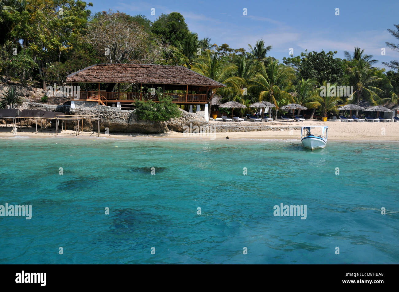 Dive Resort Stock Photo
