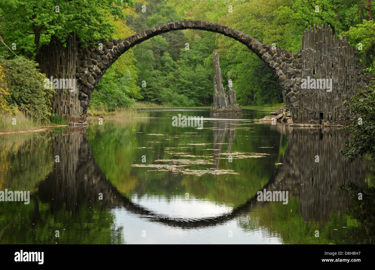 rakotz bridge Stock Photo