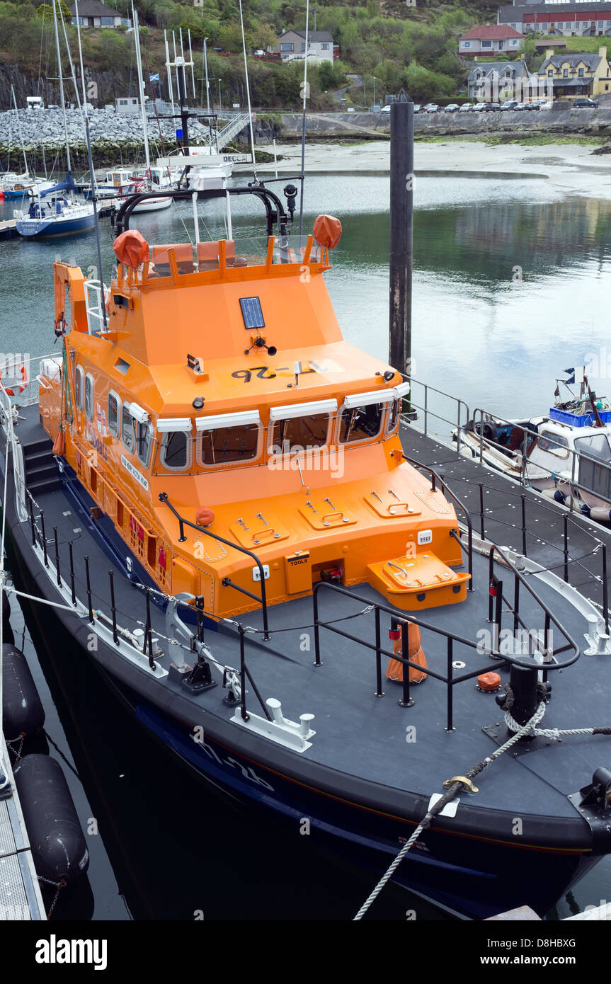 The RNLI Lifeboat Moored at Mallaig Harbour Scotland UK Stock Photo - Alamy