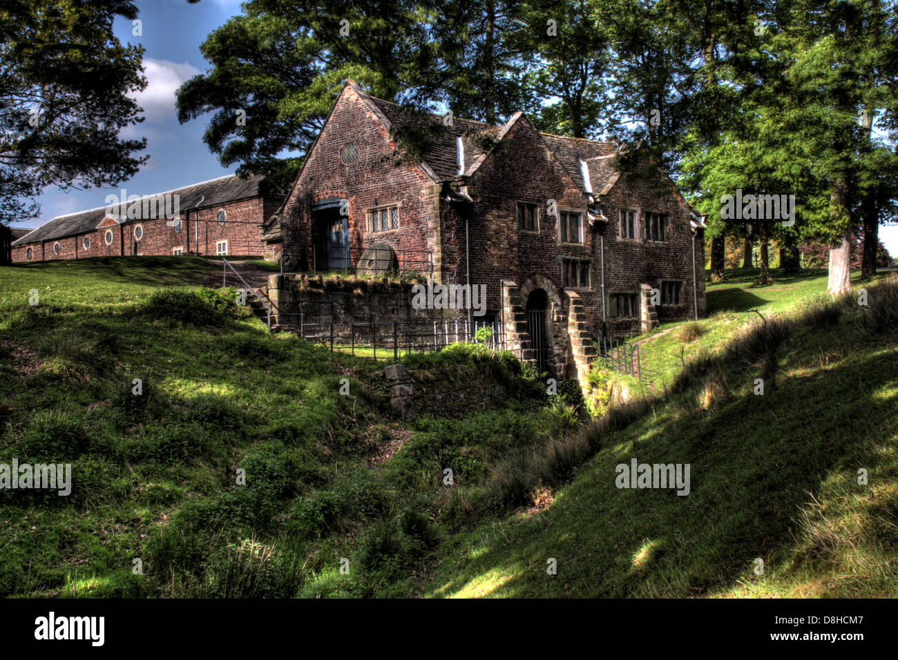The Old Mill Dunham Massey NT Cheshire England WA14 4SJ Stock Photo