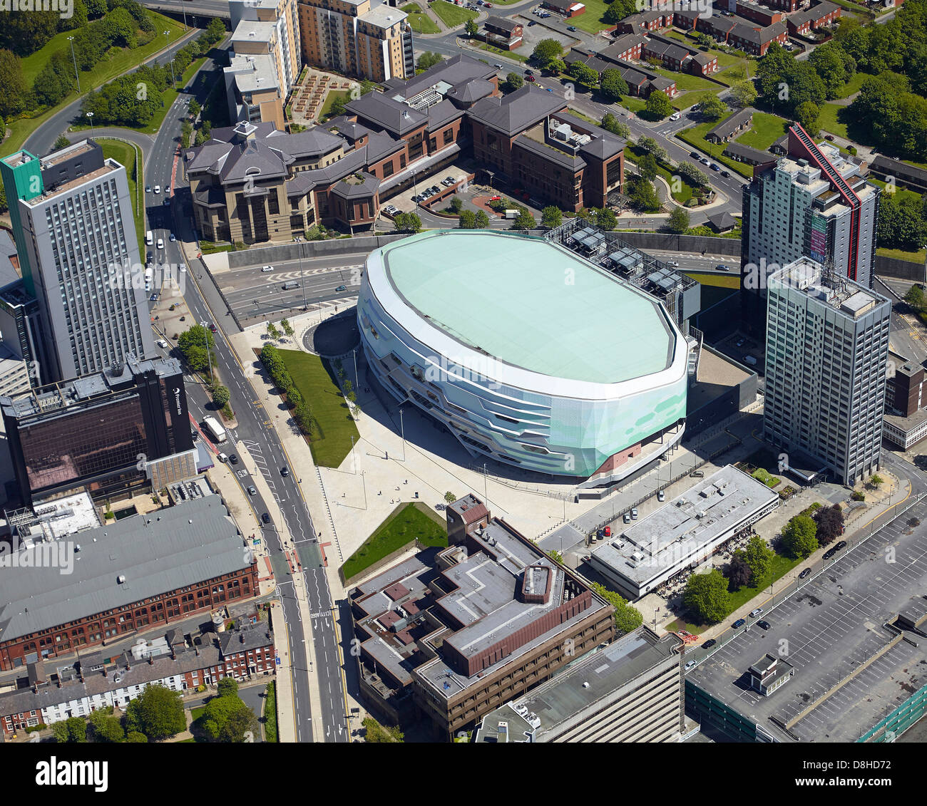The new Leeds Arena, Leeds, West Yorkshire Northern England Stock Photo