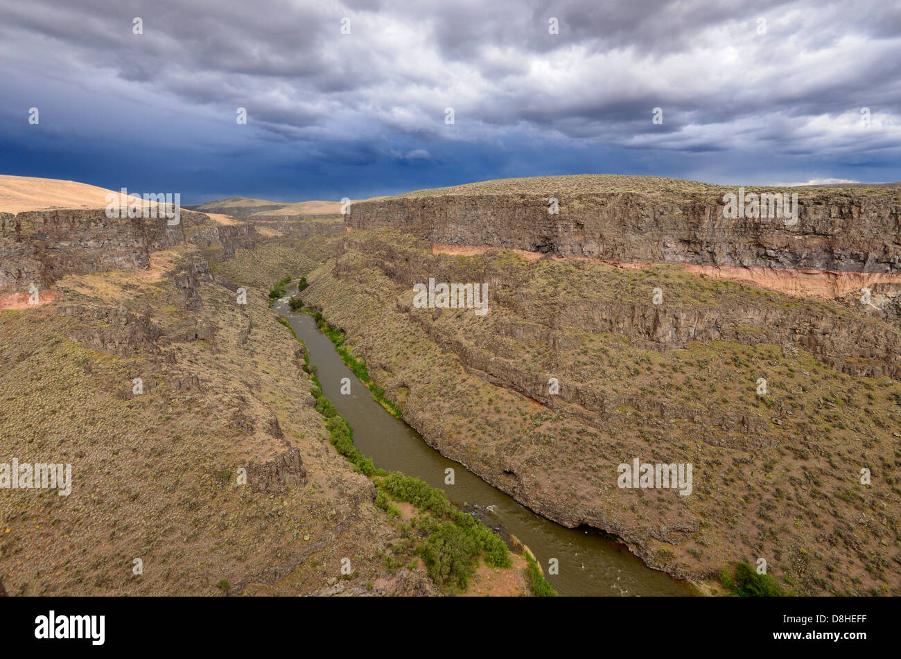 Storm over the Bruneau River Canyon, Idaho Stock Photo Alamy