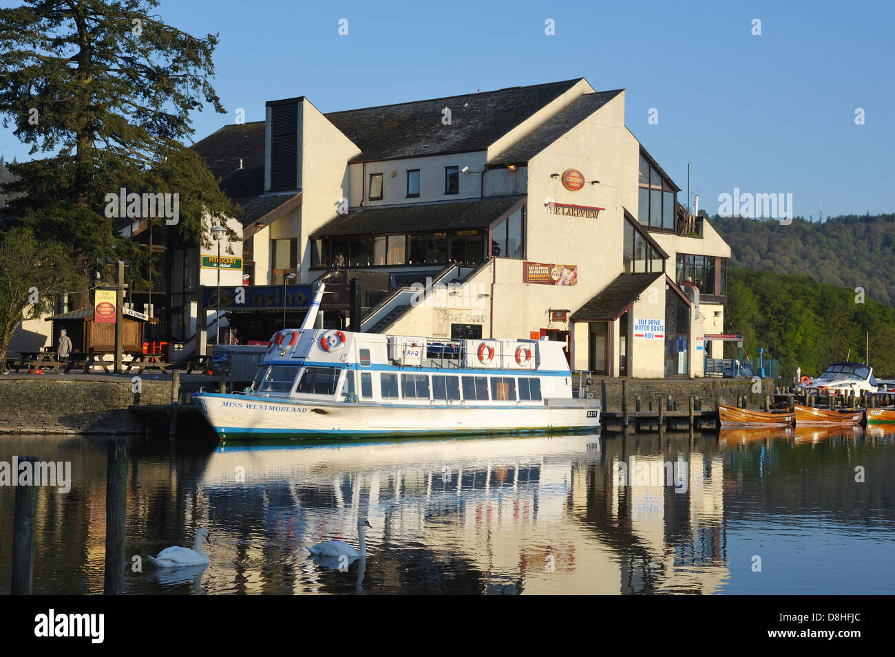 The lakeview cafe bar casino at bowness on windermere, showing the Stock Photo 56933812 Alamy