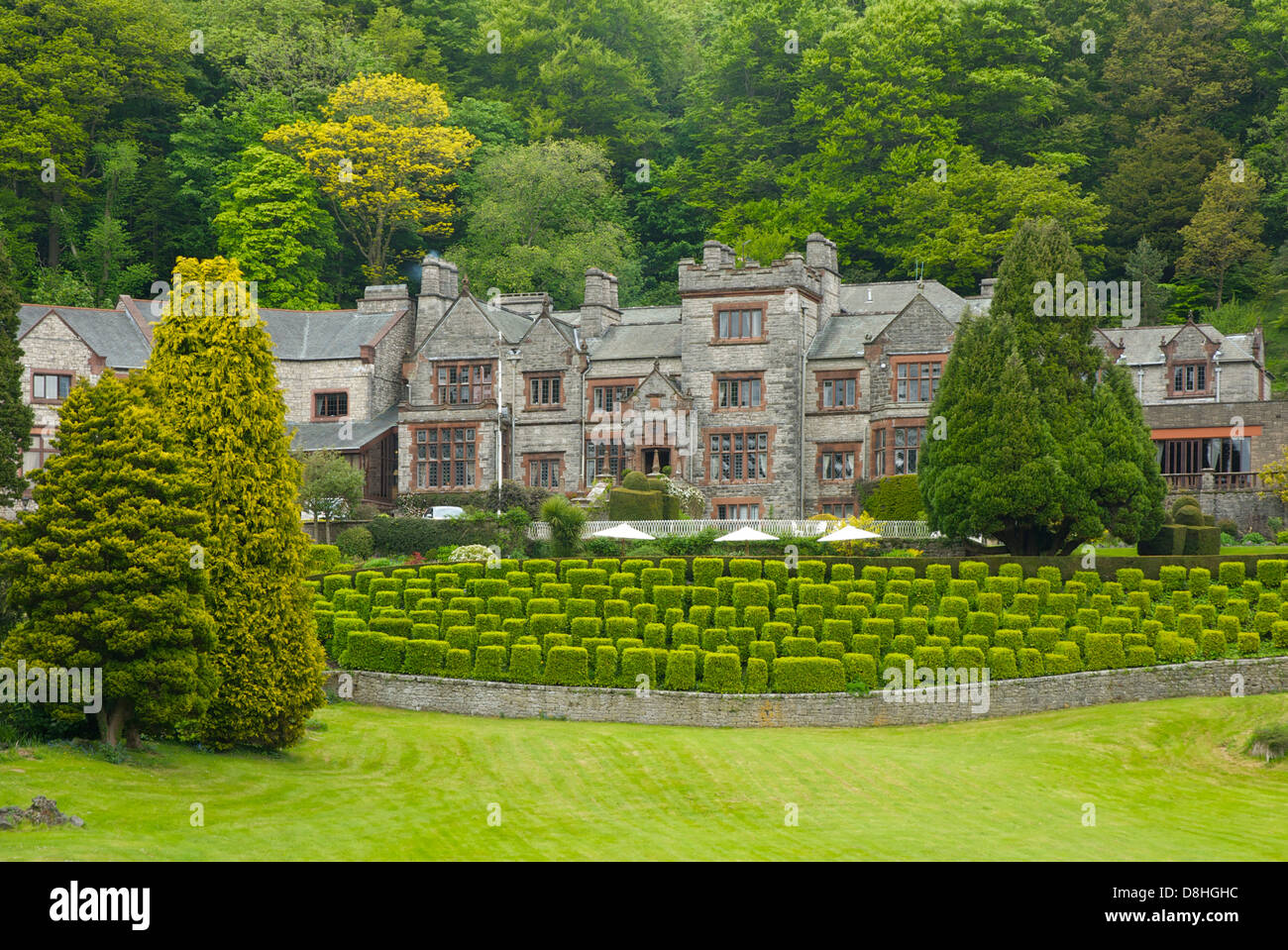 The Netherwood Hotel, GrangeoverSands, Cumbria, England UK Stock