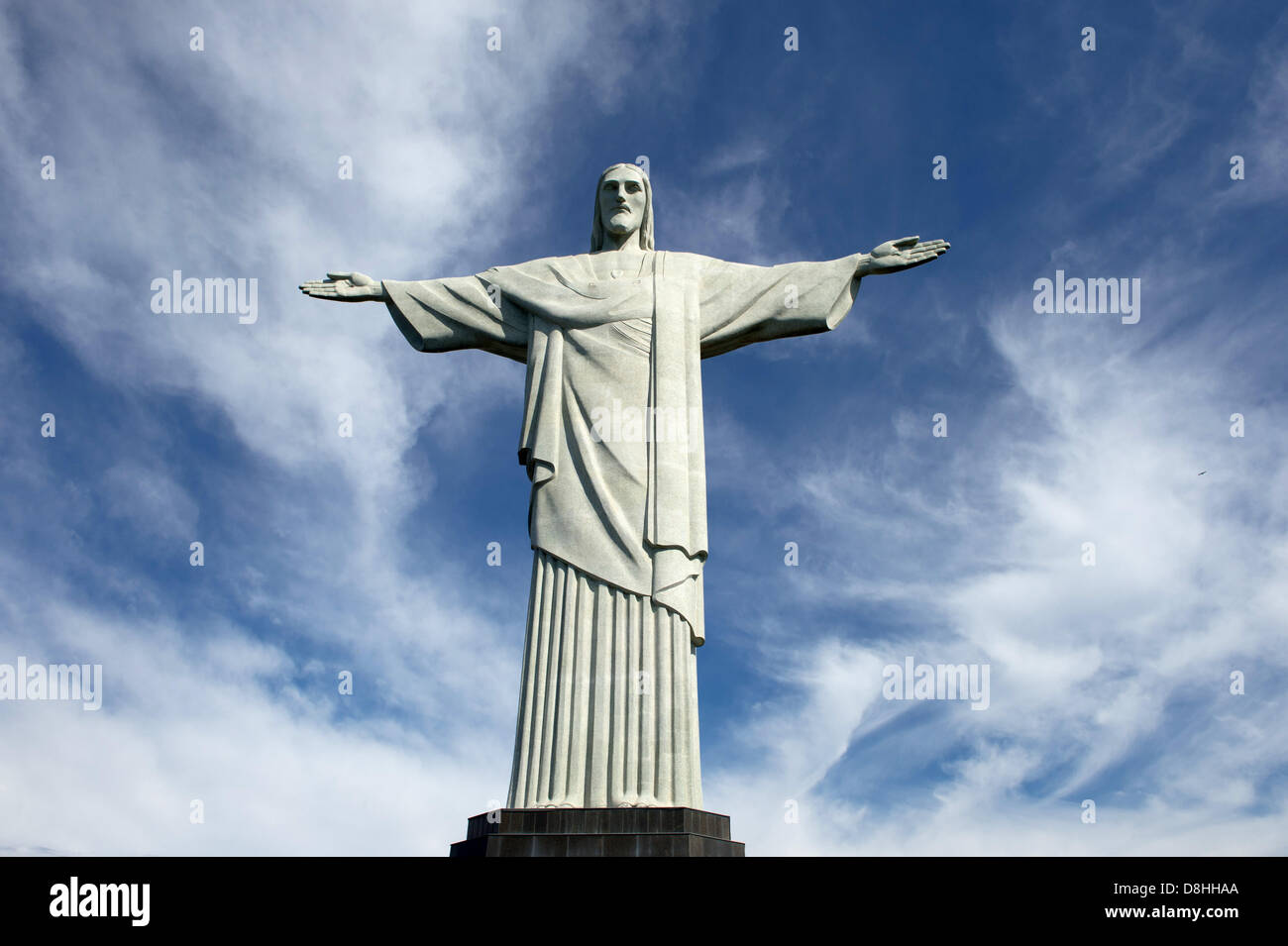The Christ the Redeemer statue (Cristo Redentor) is pictured on Corcovado mountain in Rio de