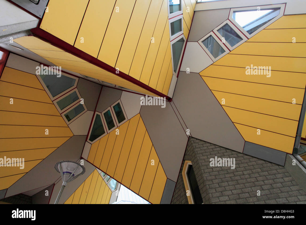 Netherlands, Rotterdam, Kubus, cube apartments Stock Photo - Alamy