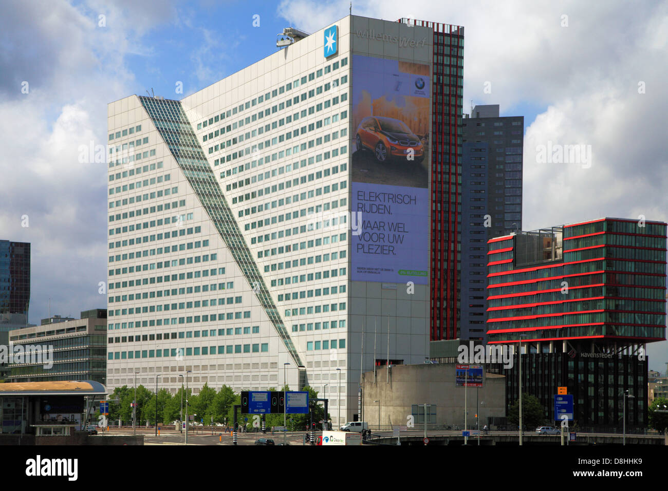 Netherlands, Rotterdam, Willemswerf Building, modern architecture, Stock Photo