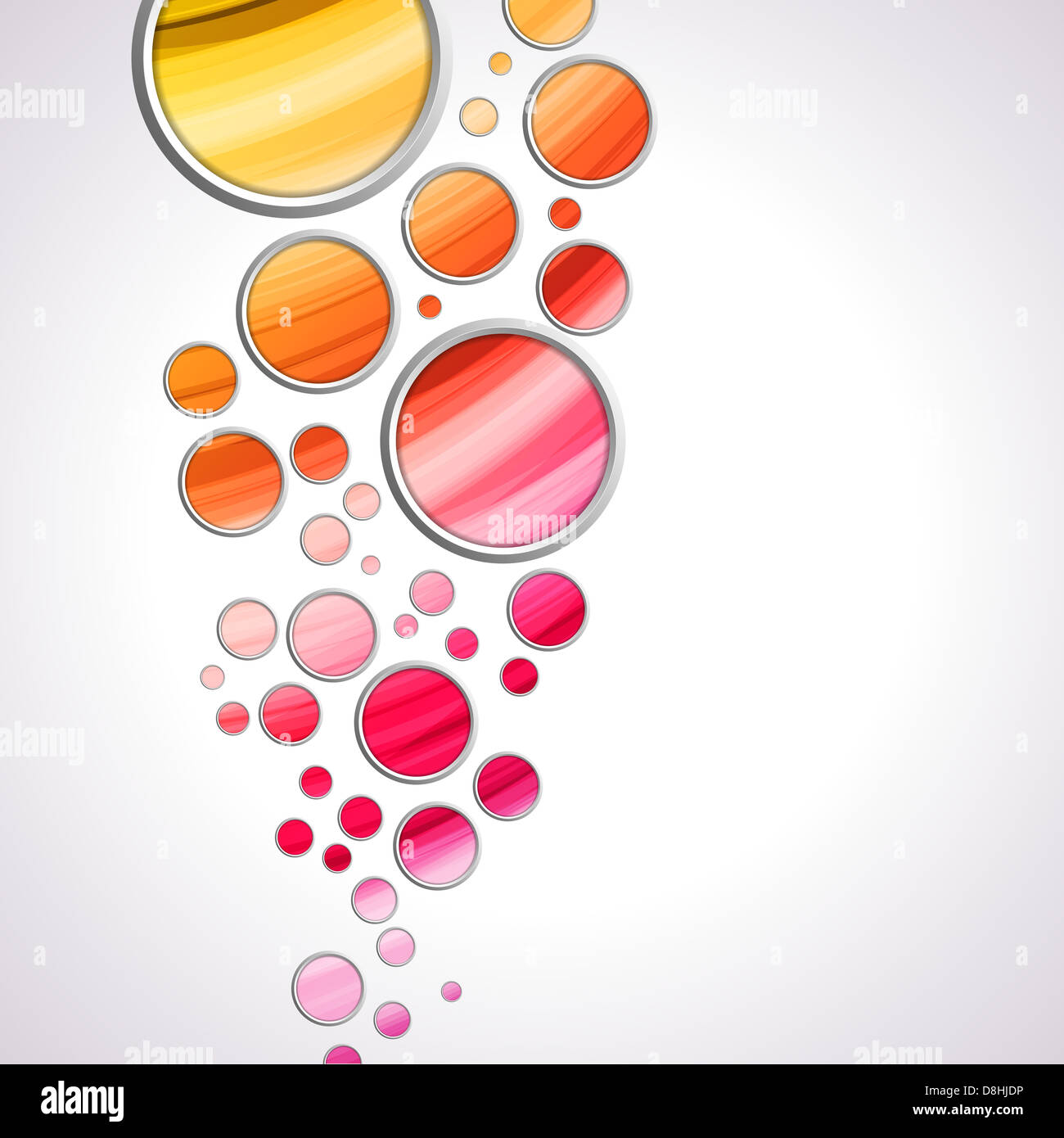 Vector - Abstract Colorful Circles Background Stock Photo - Alamy